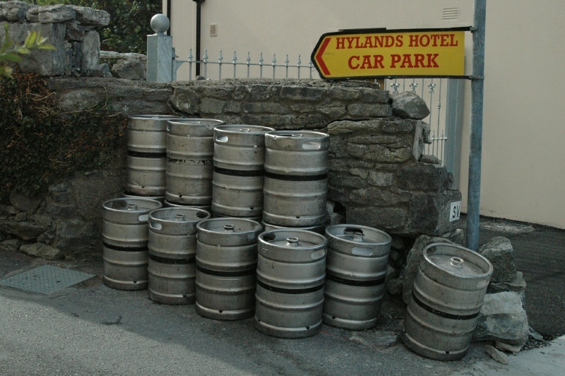 Guinness kegs